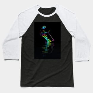 Puddle Jumping - Scooter Rider Baseball T-Shirt